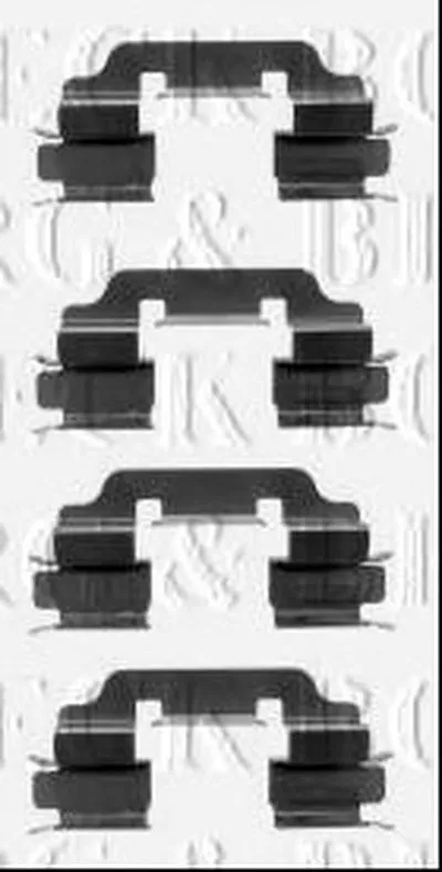 Комплектующие, колодки дискового тормоза BORG & BECK купить