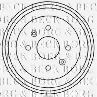 Тормозной барабан BORG & BECK купить