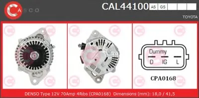 Генератор GENUINE SERIES CASCO купить