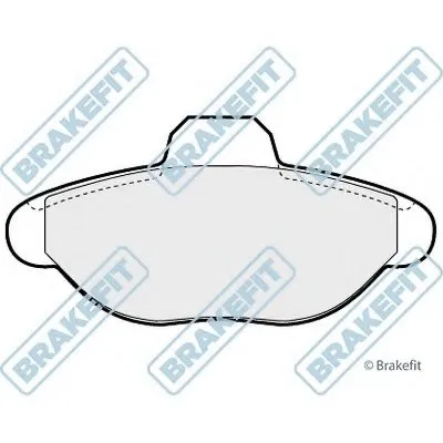 Комплект тормозных колодок, дисковый тормоз Brake Fit APEC braking купить
