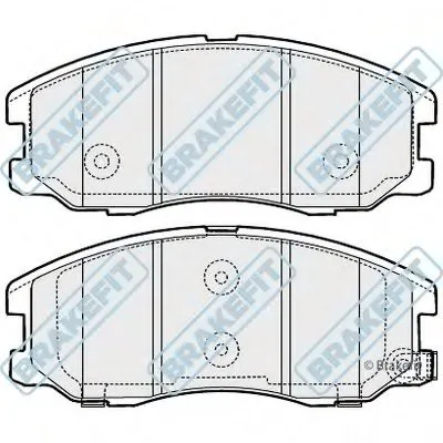 Комплект тормозных колодок, дисковый тормоз Brake Fit APEC braking купить