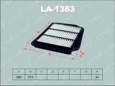 Воздушный фильтр LYNXauto купить