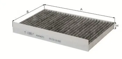 Фильтр, воздух во внутренном пространстве Cabin filter (Charcoal) for HYUNDAI/KIA GOODWILL купить