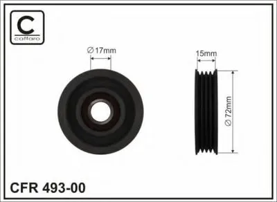 Паразитный / ведущий ролик, поликлиновой ремень CAFFARO купить