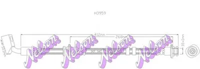 Тормозной шланг BROVEX-NELSON купить