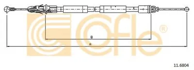 Трос, стояночная тормозная система COFLE купить