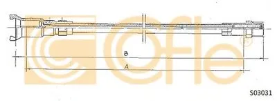 Тросик спидометра COFLE купить