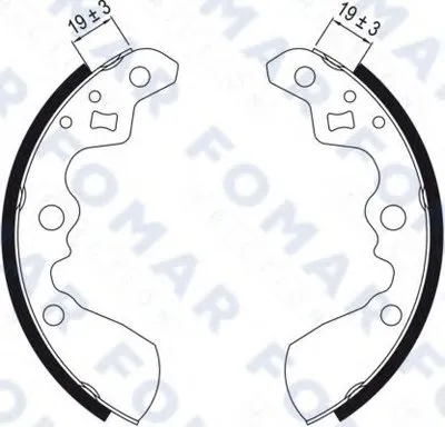 Комплект тормозных колодок FOMAR Friction купить