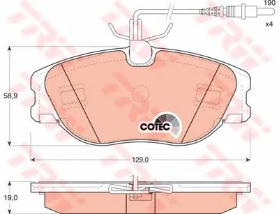 Комплект тормозных колодок, дисковый тормоз Dr!ve+ купить