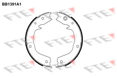 Комплект тормозных колодок, стояночная тормозная система FTE купить