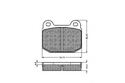 Комплект тормозных колодок, дисковый тормоз SPIDAN купить