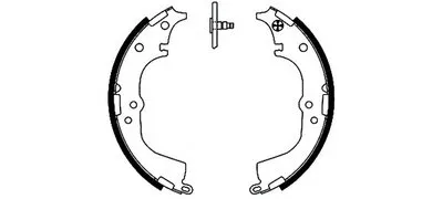 Комплект тормозных колодок HELLA купить