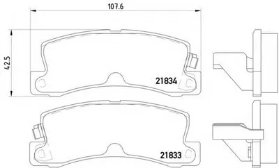 Комплект тормозных колодок, дисковый тормоз HELLA купить