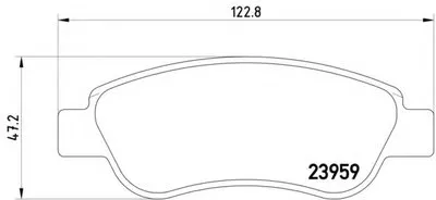 Комплект тормозных колодок, дисковый тормоз HELLA купить