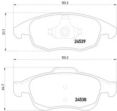 Комплект тормозных колодок, дисковый тормоз HELLA купить