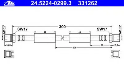 Тормозной шланг ATE купить