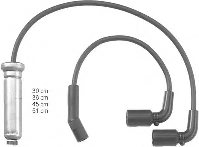 Комплект проводов зажигания BERU купить
