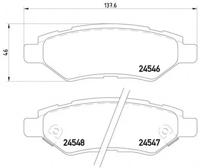 Комплект тормозных колодок, дисковый тормоз MINTEX купить