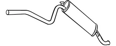 Глушитель выхлопных газов конечный WALKER купить