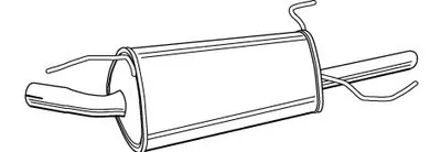 Глушитель выхлопных газов конечный WALKER купить