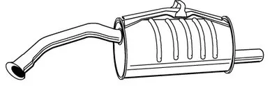 Глушитель выхлопных газов конечный WALKER купить