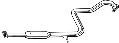 Средний глушитель выхлопных газов WALKER купить