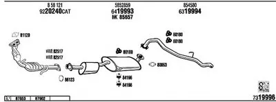 Система выпуска ОГ WALKER купить