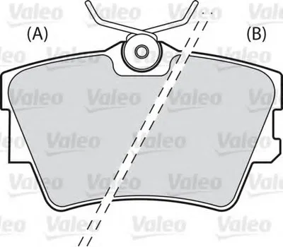 Комплект тормозных колодок, дисковый тормоз VALEO купить