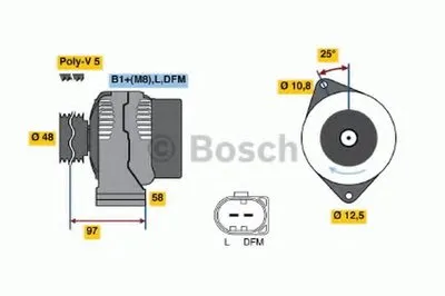 Генератор BOSCH купить