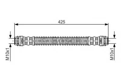 Тормозной шланг BOSCH купить