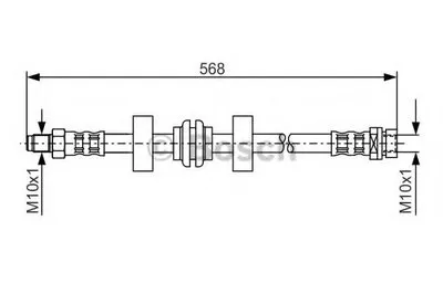 Тормозной шланг BOSCH купить