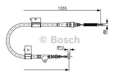 Трос, стояночная тормозная система BOSCH купить