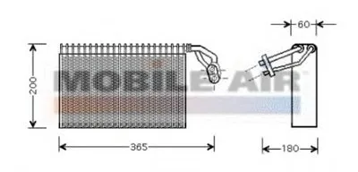 Испаритель, кондиционер VAN WEZEL купить