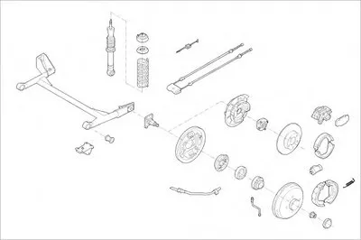 Подвеска колеса MONROE купить