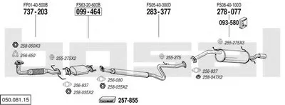 Система выпуска ОГ BOSAL купить