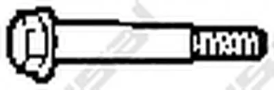 Болт, система выпуска BOSAL купить