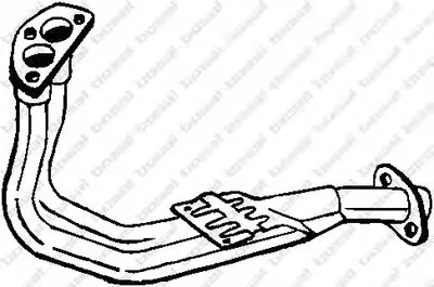 Труба выхлопного газа BOSAL купить