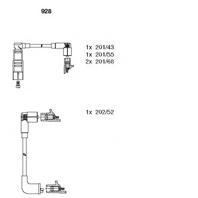 Комплект проводов зажигания BREMI купить