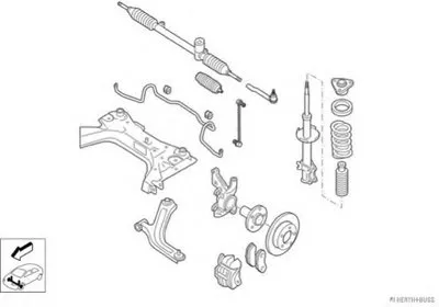 Рулевое управление; Подвеска колеса HERTH+BUSS JAKOPARTS купить