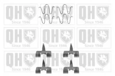 Комплектующие, колодки дискового тормоза QUINTON HAZELL купить