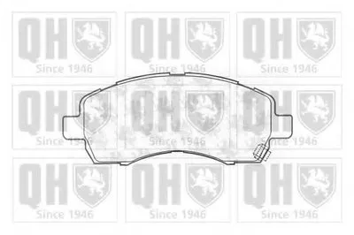 Комплект тормозных колодок, дисковый тормоз QUINTON HAZELL купить