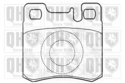 Комплект тормозных колодок, дисковый тормоз QUINTON HAZELL купить