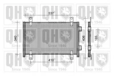 Конденсатор, кондиционер QUINTON HAZELL купить