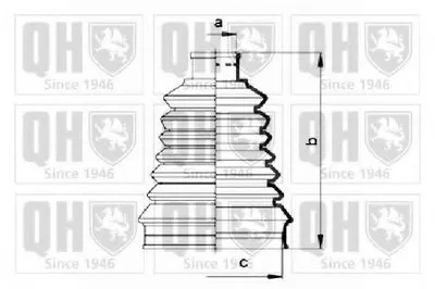 Комплект пылника, приводной вал QUINTON HAZELL купить