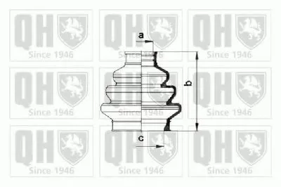 Комплект пылника, приводной вал QUINTON HAZELL купить