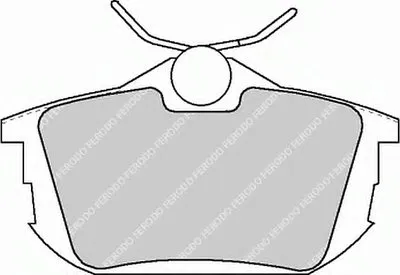 Комплект тормозных колодок, дисковый тормоз PREMIER FERODO купить