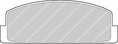 Комплект тормозных колодок, дисковый тормоз PREMIER FERODO купить