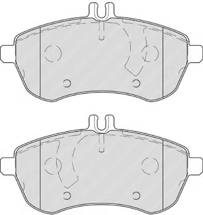 Комплект тормозных колодок, дисковый тормоз PREMIER FERODO купить