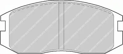 Комплект тормозных колодок, дисковый тормоз PREMIER FERODO купить
