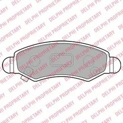Комплект тормозных колодок, дисковый тормоз DELPHI купить
